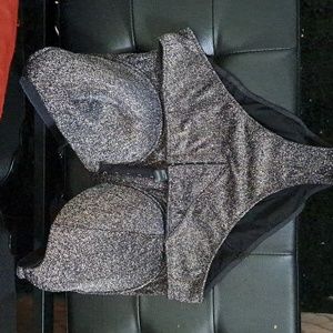 Pour Moi All that Glitters bra and panty set